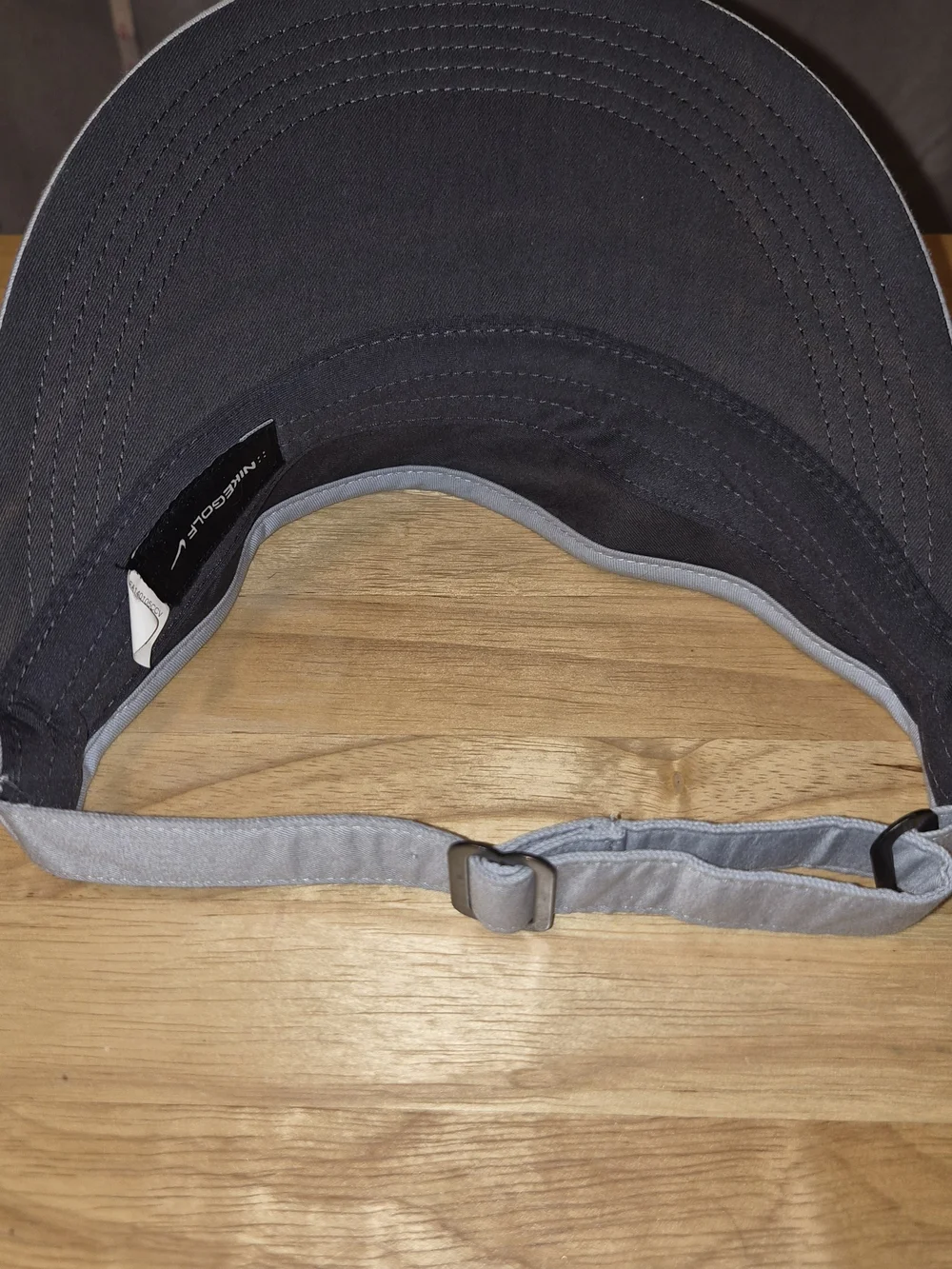 Nike Men’s Gray Visor with Black Swoosh